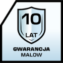 10 lat gwarancji Malow